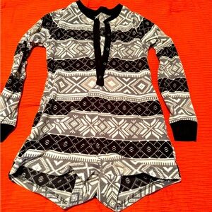 Christmas Pajama Shorts-Onesie